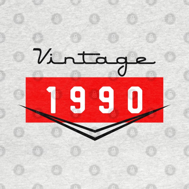 Vintage 1990 Made in 1990 30th birthday 30 years old Gift by CreativeShirt